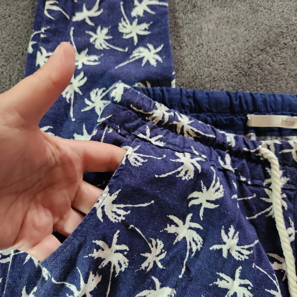 Have Navy and White Lounge Pants - Picture 3 of 8